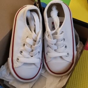 Brand New White Converse 5
